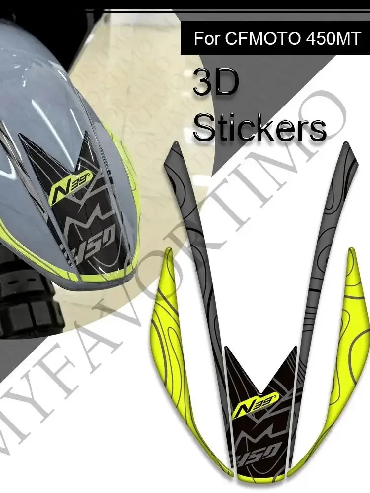 AliExpress NONE For CFMOTO 450MT Adventure Bike Motorcycle Handguard Fairing Fender  Fuel Tank Pad Sticker Moto Epoxy resin Decals  cf moto mt45
