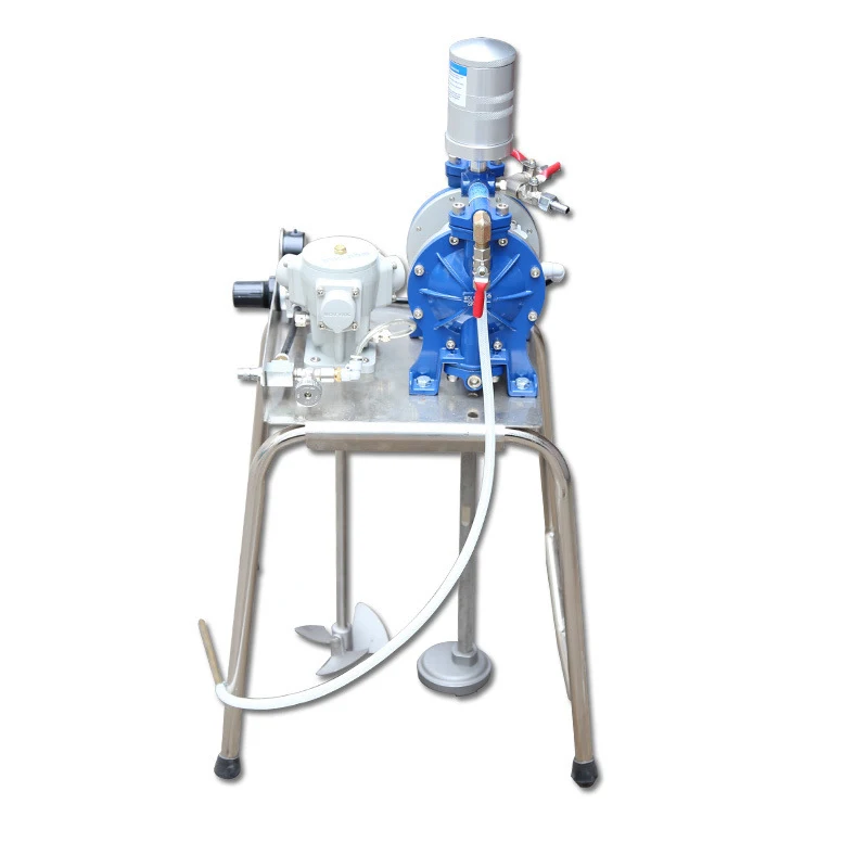 Pneumatic Diaphragm Pump A-15 Combined Paint Diaphragm Pump with Mixer Paint Pressure Pump