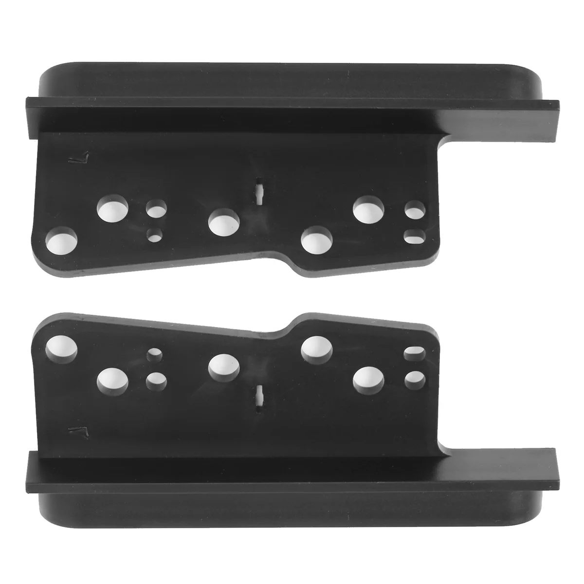 Fit for 2 Double Din Fascia Facia Dash Kit Car Stereo Side Trims Brackets