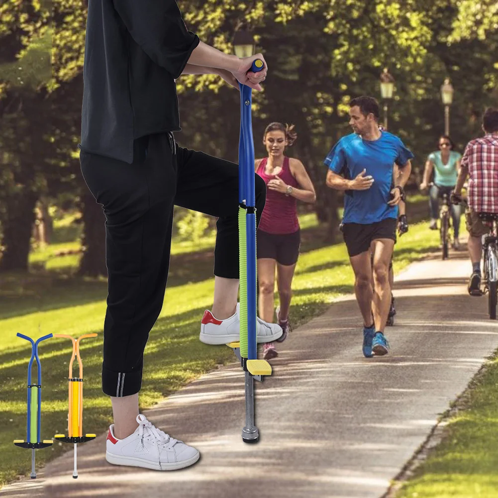 

jackhammer stick jumper Pogo Stick Double Bar Jackhammer Jump Stick Sports Educational Tool For Children jackhammer pogo jumper