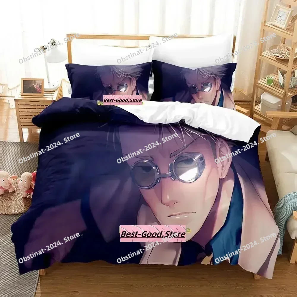 

New Jujutsu Kaisen Kento Nanami Bedding Set Printed Bed Set With Pillowcase Bed Duvet Cover Single Double Queen Super King Size