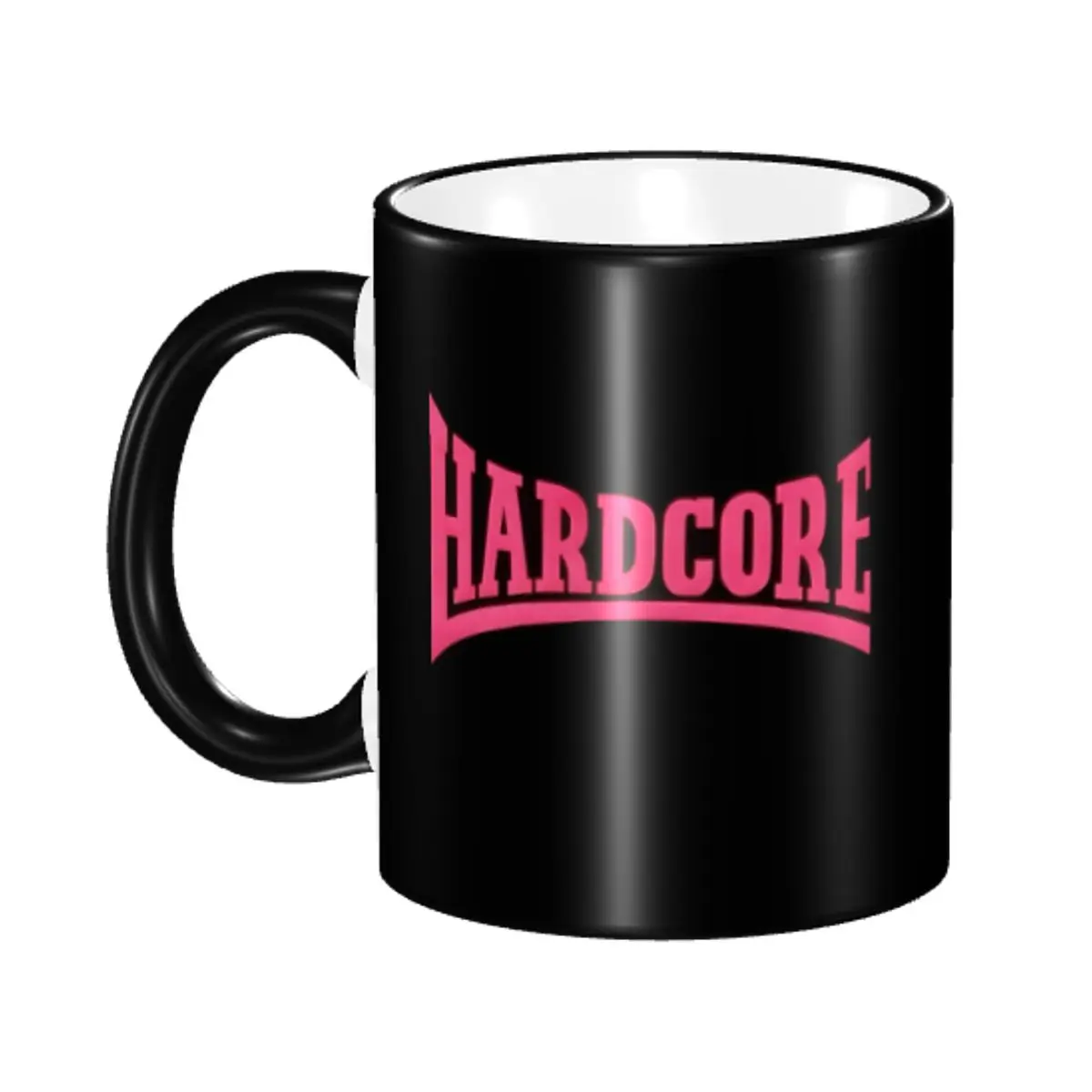 

Customized H-Hardcores Punk Coffee Mugs DIY Metal Music Pattern Ceramic Tea Milk Mug