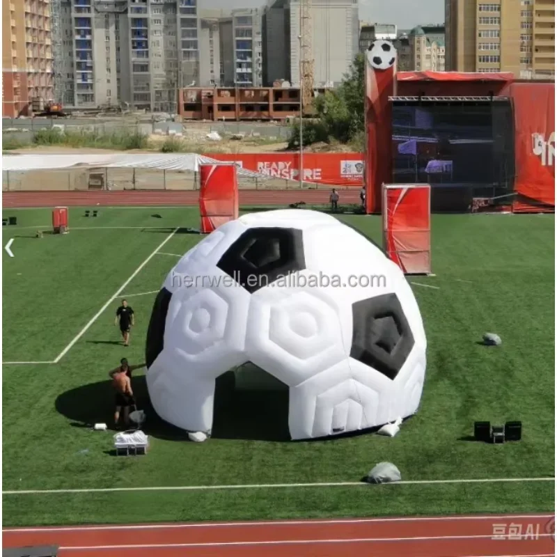 

JWCustomizable Portable Inflatable Football Dome Tent for Sports & Teams Events for Parties