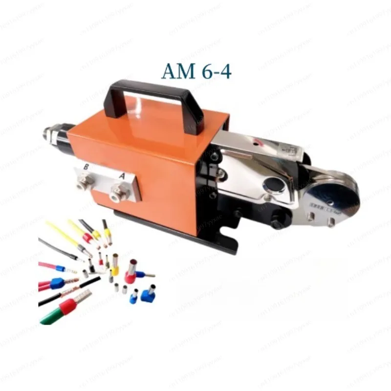 AM6-4 Pneumatic terminal crimping machine 0.25-10 mm tubular terminal crimping machine cold pressing terminal crimping pliers