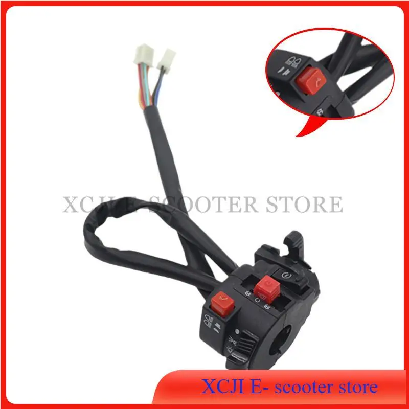 Motorcycle LKill Start Light Button 4 Four Function Switch with Choke Lever for 110 125 150cc ATV