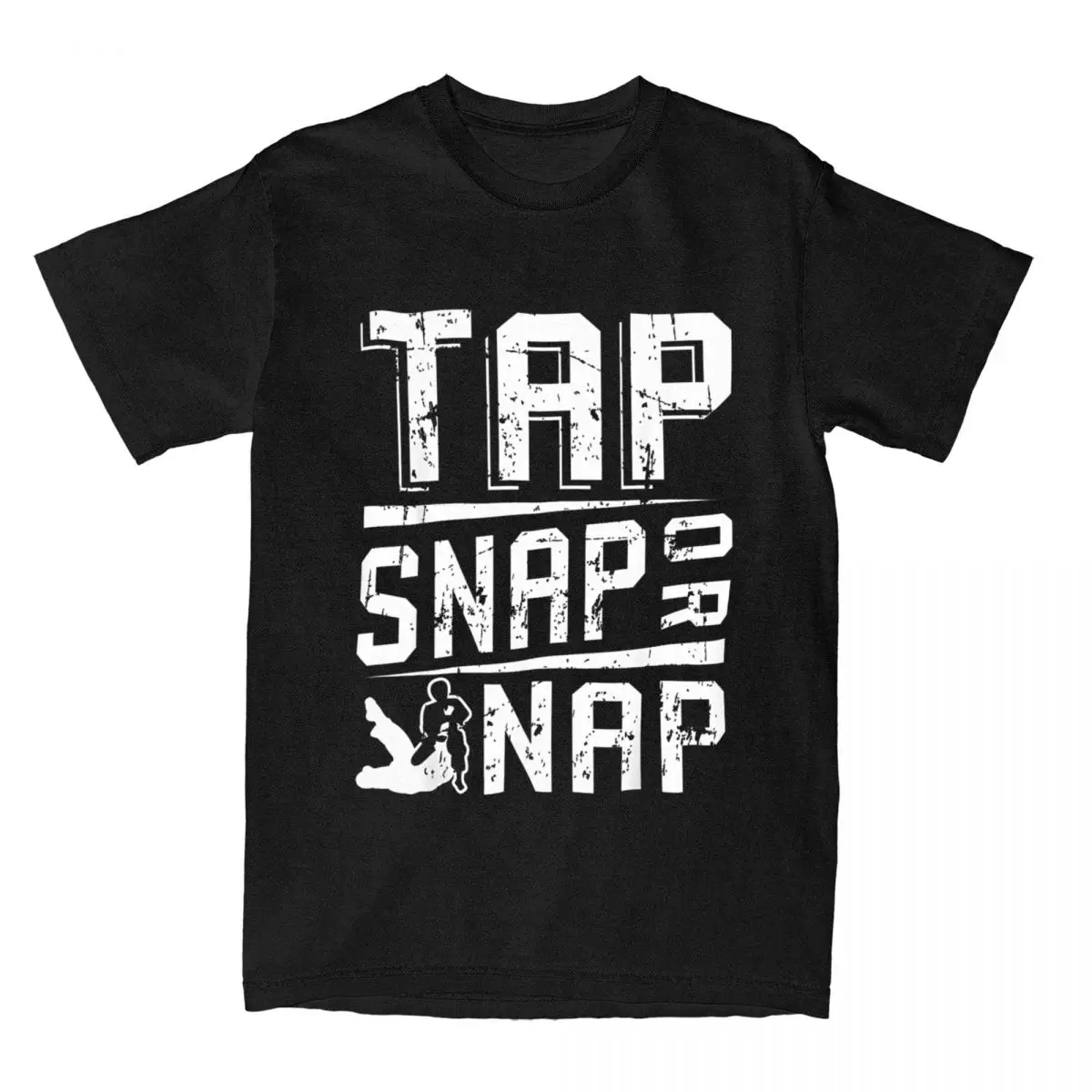 Men Tap Snap Or Nap Jiu Jitsu Brazilian BJJ Gifts T Shirt 100% Cotton Clothing Leisure Submission Tee Shirt Gift Idea T-Shirts