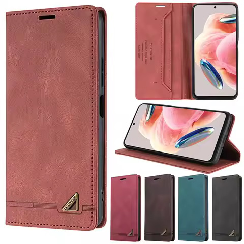 Wallet Magnetic Flip Leather Case For Xiaomi 9T 10T 11 Lite 11T 12T 13T 14T Poco X3 F3 C40 X5 F5 F6 M6 C65 C75 X6 X7 Pro Mi A3