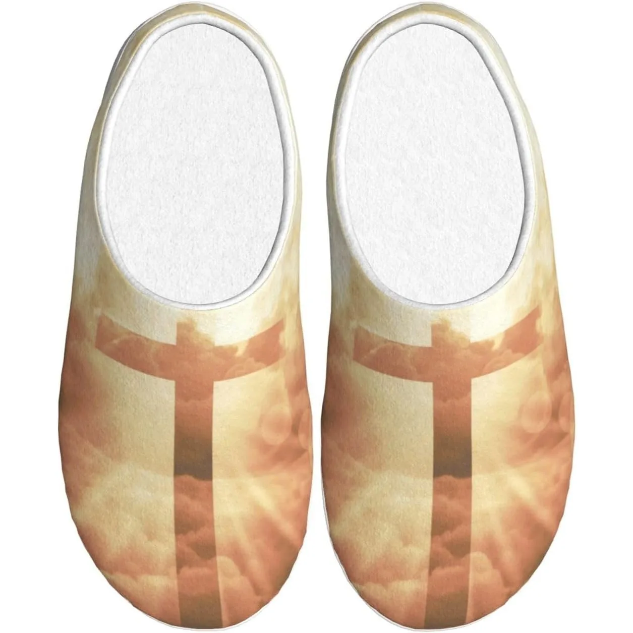 

Cross Jesus Adult Cotton Slippers Home House Indoor Shoes