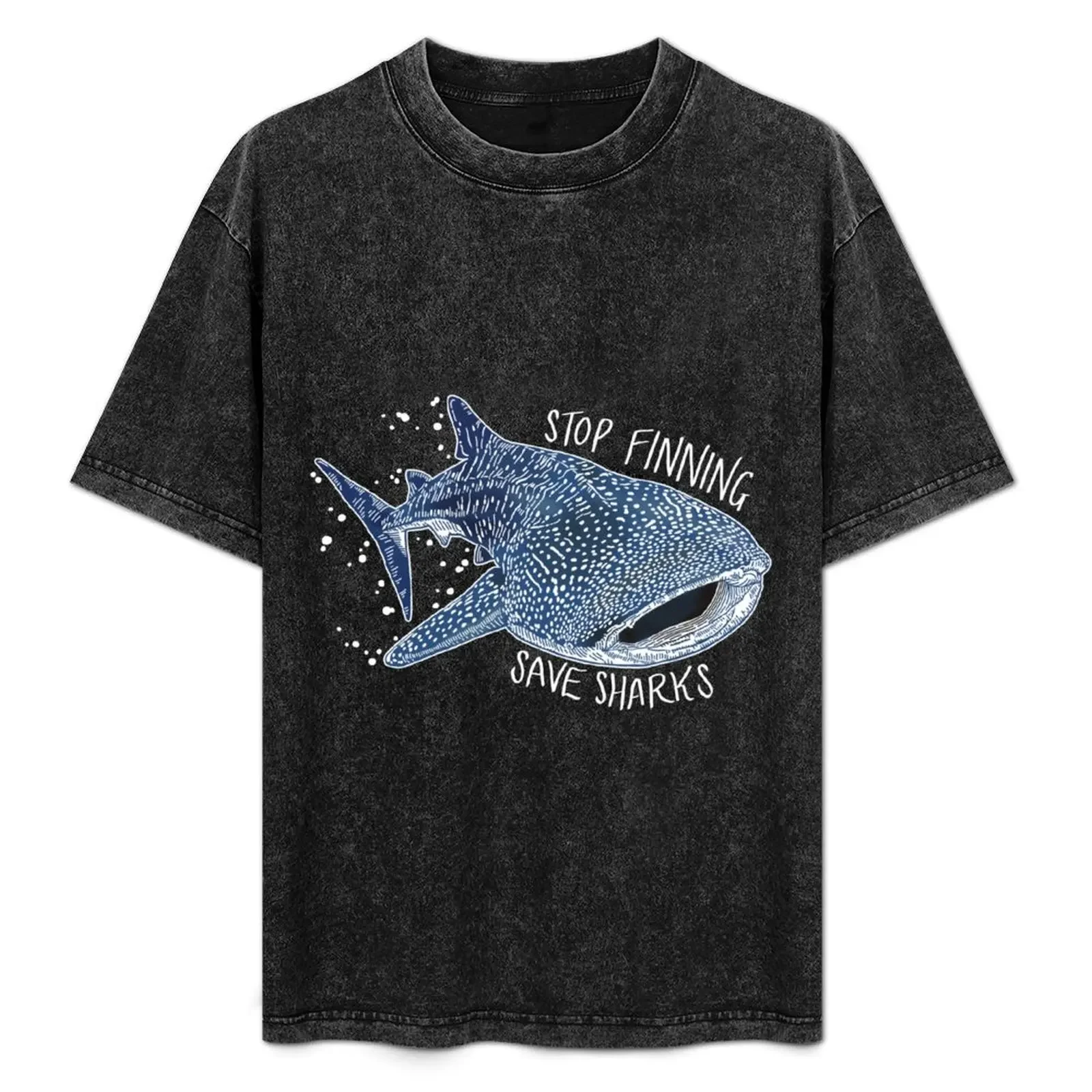 

Stop Finning Save Sharks Whale Sharks T-Shirt sports fans boys animal print oversized t shirt tee shirts for men