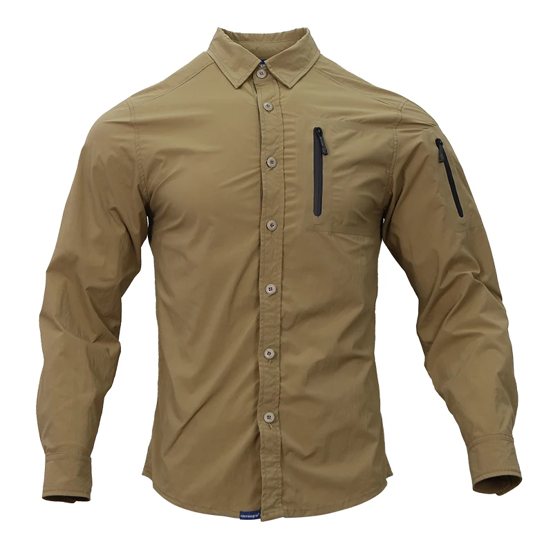 EMERSONGEAR Blue Label Tactical Triple Tech Tac-Shirt Outdoor Training Airsoft Shooting Hunting Multi Pocket Men T-shirt