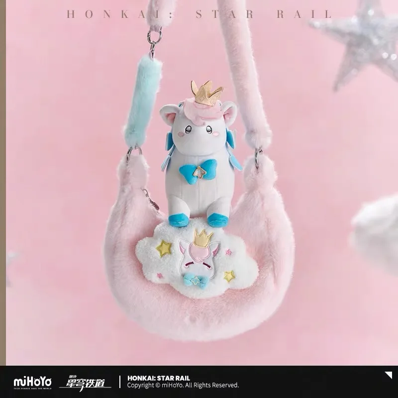 Pre Sale miHoYo Official Genuine Honkai Star Rail Hyacinthia Thematic Impressions Plush Crossbody Bag Cosplay Anime Game Gifts