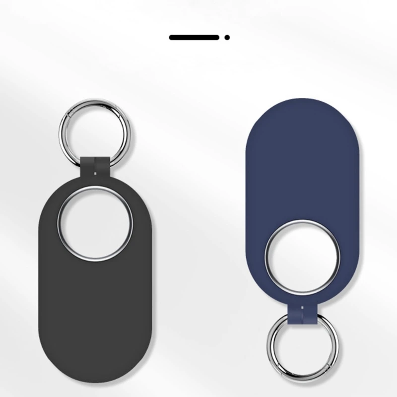 For Samsung Galaxy SmartTag 2 Locator Tracker Case Keychain Anti-lost Cover Sleeve Protective Case For Smart Tag Trackers Holder
