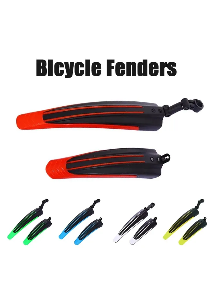 AliExpress NONE 2pcs Bicycle Fenders Splash Fender Guard Set Mountain Bike Rear Front Mudguard Cycling Riding Accessories For 20/22/24/26 Inch