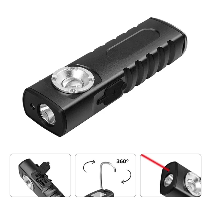 

Фонарик A21I-EDC с автоматическим комбинированным рабочим фонарем, перезаряжаемый фонарик с бесступенчатым затемнением и магнитным алюминиевым материалом