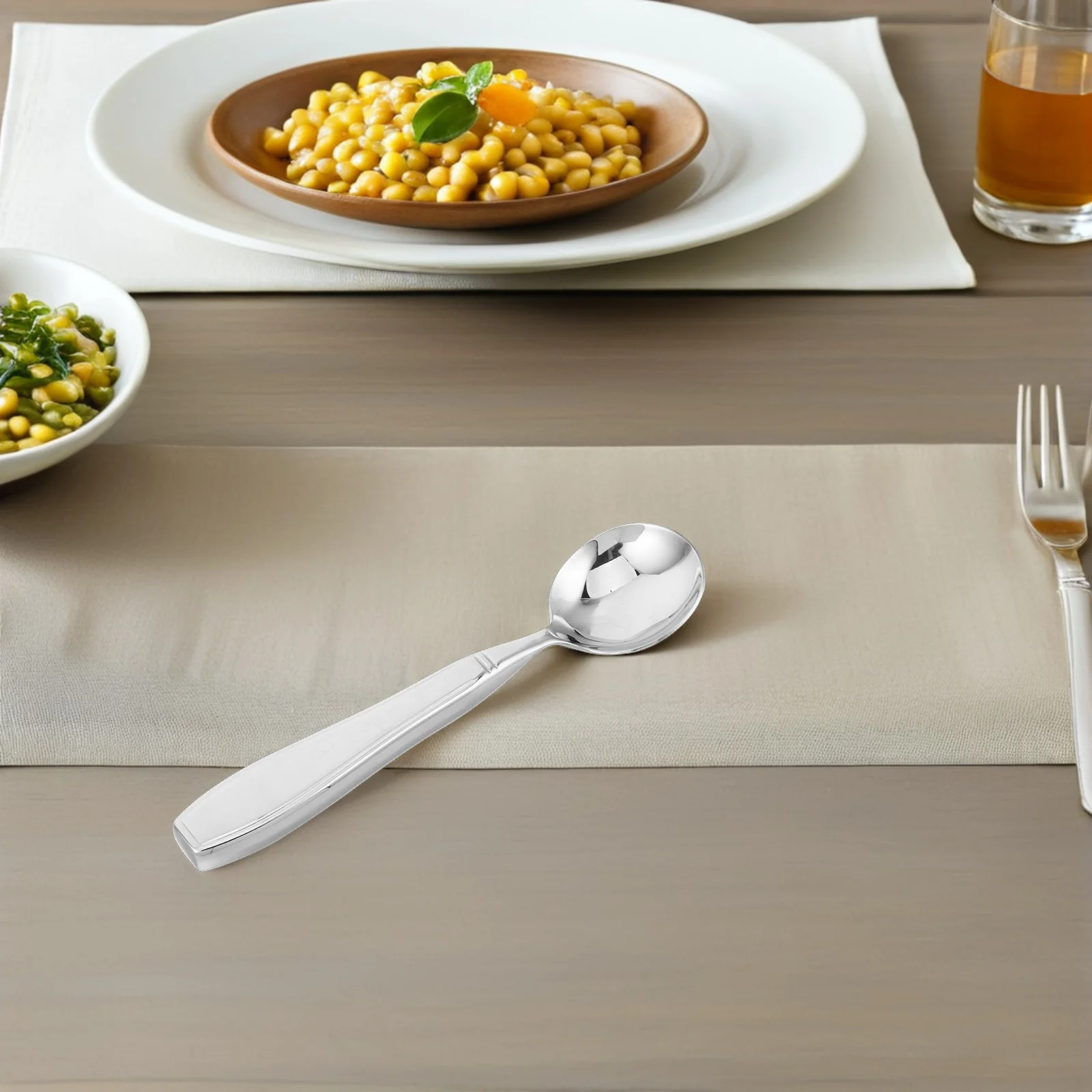 

Посуда с защитой от сотрясений, ложки для пожилых людей с ограниченными возможностями, адаптивная посуда, прибор для взрослых из нержавеющей стали