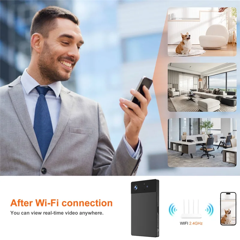 

【CLEARANCE】Mini Home Security Camera Wireless HD 1080P - Night Vision, Private Monitoring Wifi Camera