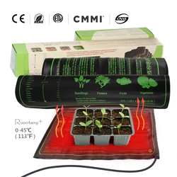 17.5W 45W 100W Seedling Heat Mat Indoor Plants Germination Waterproof Heating Pad Propagation Clone Starter Mat EU/US/AU/UK Plug