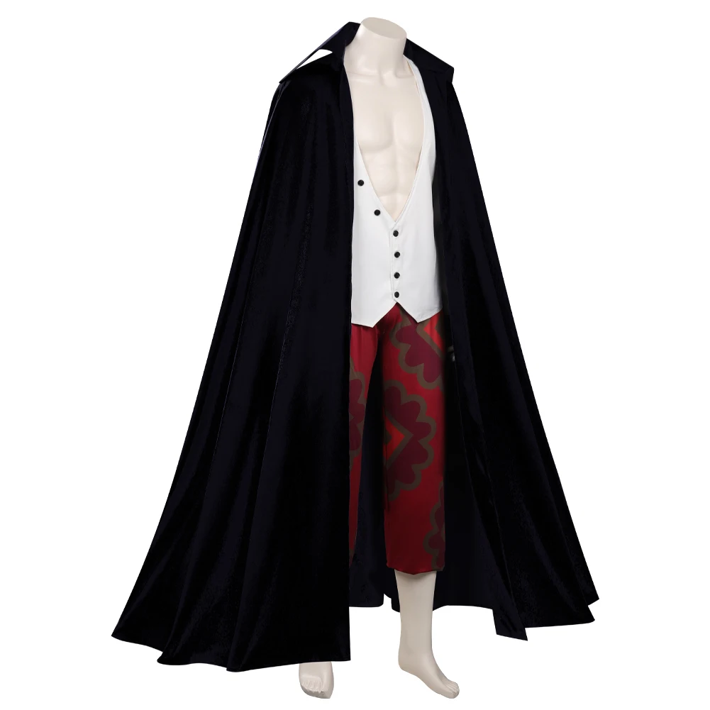 FILM Red Shanks Cosplay Costume para Adultos, Roupas Fantasia, Uniforme, Manto, Casaco, Calças, Dia das Bruxas, Fato Carnaval, Fantasia