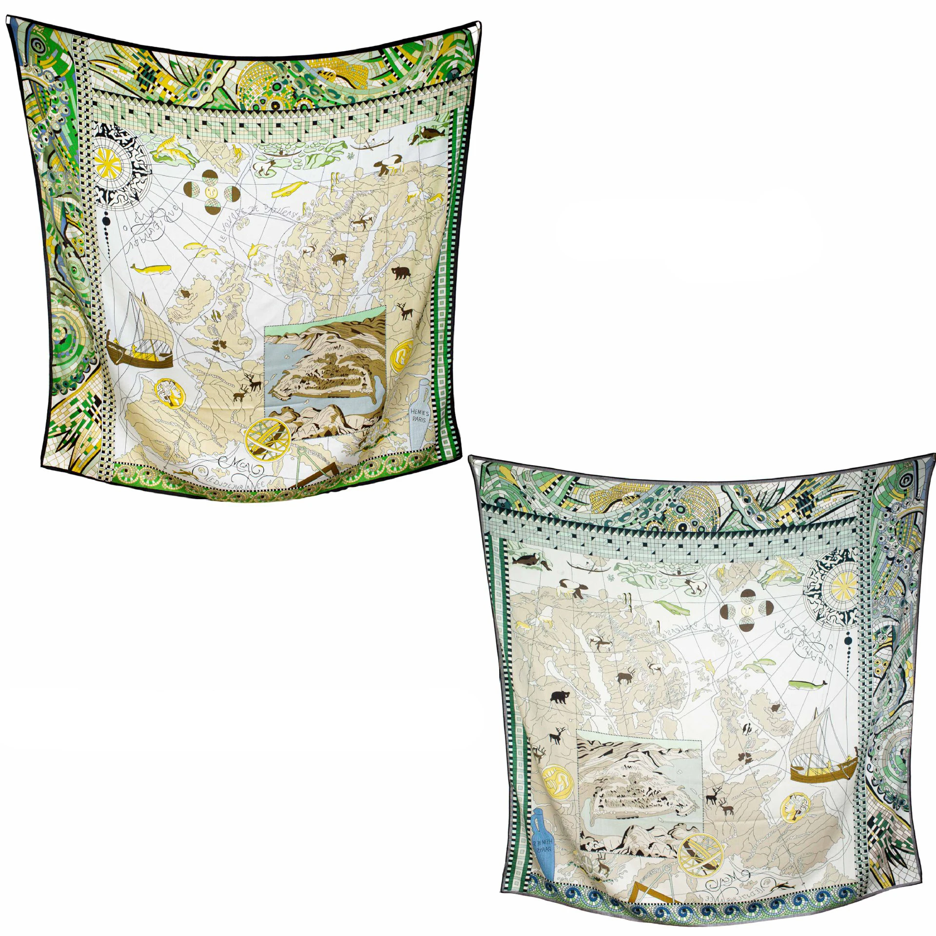 

AB Faced Scarf 135CM Winter Large Shawls Hand Rolled Edges Head Bag Scarves Christmas Gift Luxury Clothing Accessories