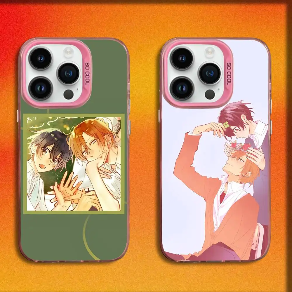 

S-SASAKI Comics And MIYANO Phone Case For iPhone 17,16,15,14,13,12,11,Pro,Max,Plus,E,SE4,Air,Mini Pink IMD Box
