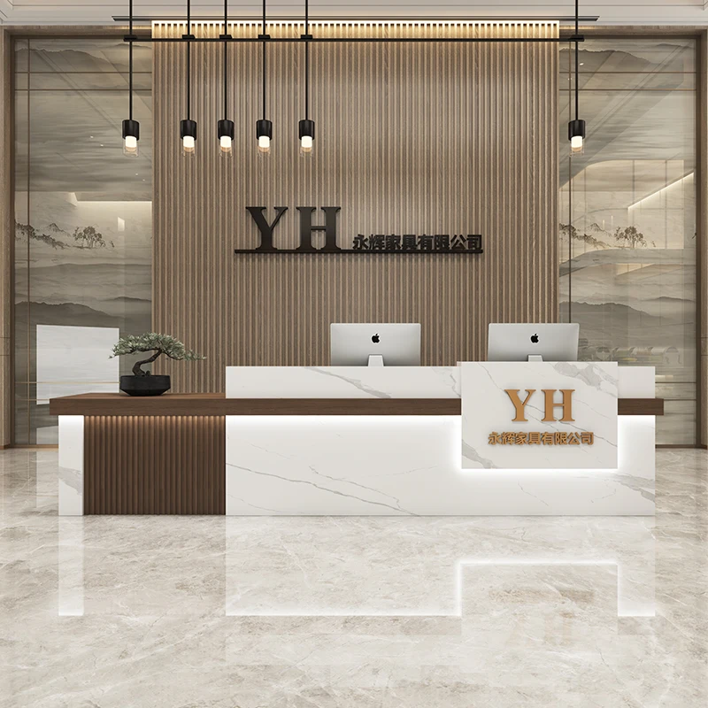 โต๊ะต้อนรับออแกไนเซอร์สุดหรู ร้านออกแบบ โรงแรมทันสมัย ​​บาร์ ร้านอาหาร โต๊ะต้อนรับ บริษัทสครีวานีอาเฟอร์นิเจอร์อินเทรนด์