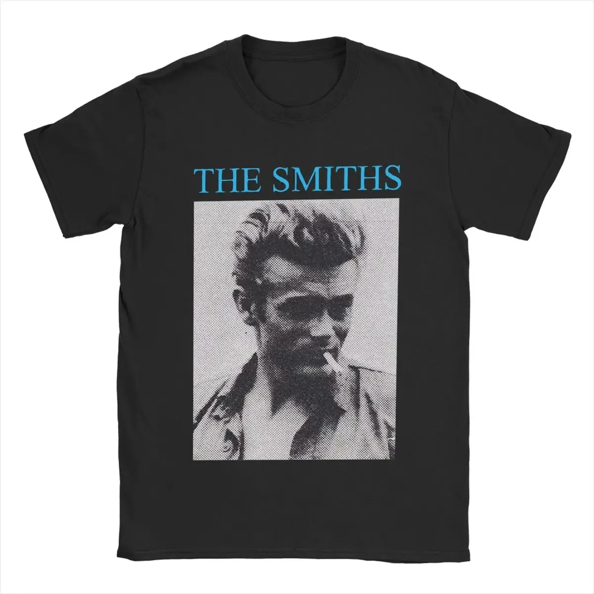 The Smiths Print T-Shirt per uomo donna Cotton Hip Hop oversize anni \'80 Rock Band Tshirt maglietta a maniche corte Streetwear top Tee