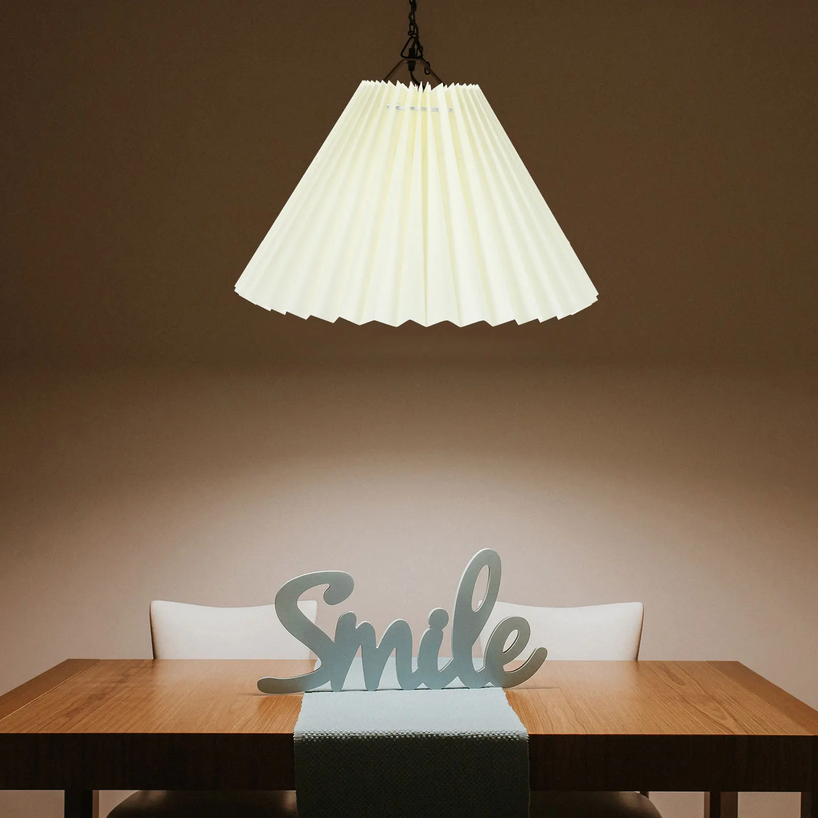 DIY プリーツ生地ランプシェード 天井照明カバー リビングルーム 寝室 モダンな家の装飾 天井ランプシェード 生地ランプシェード