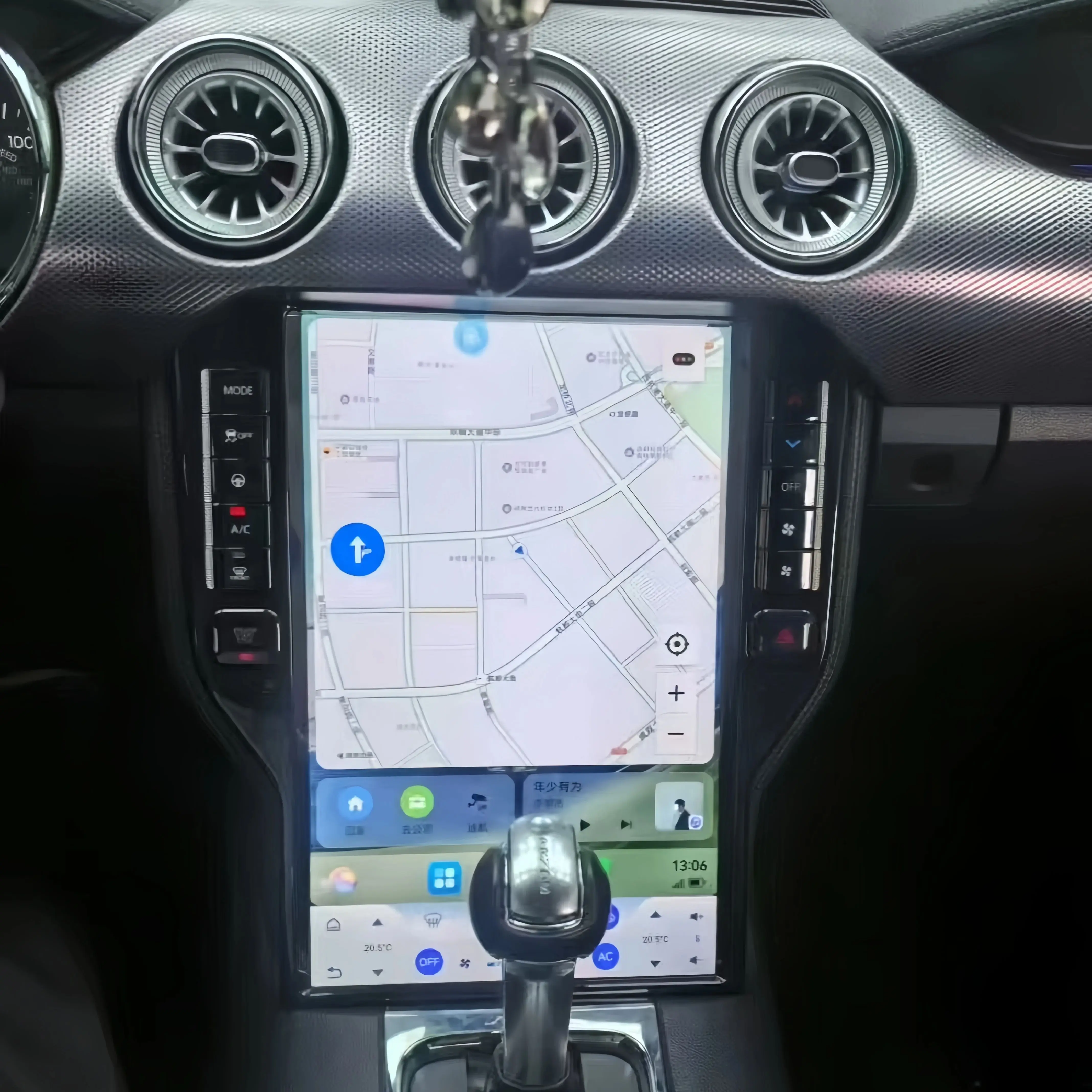 

14,5-дюймовый мультимедийный проигрыватель Android 15 для Ford Mustang GT 2015-2021: автомагнитола, GPS, Carplay, WIFI, 4G, 2DIN