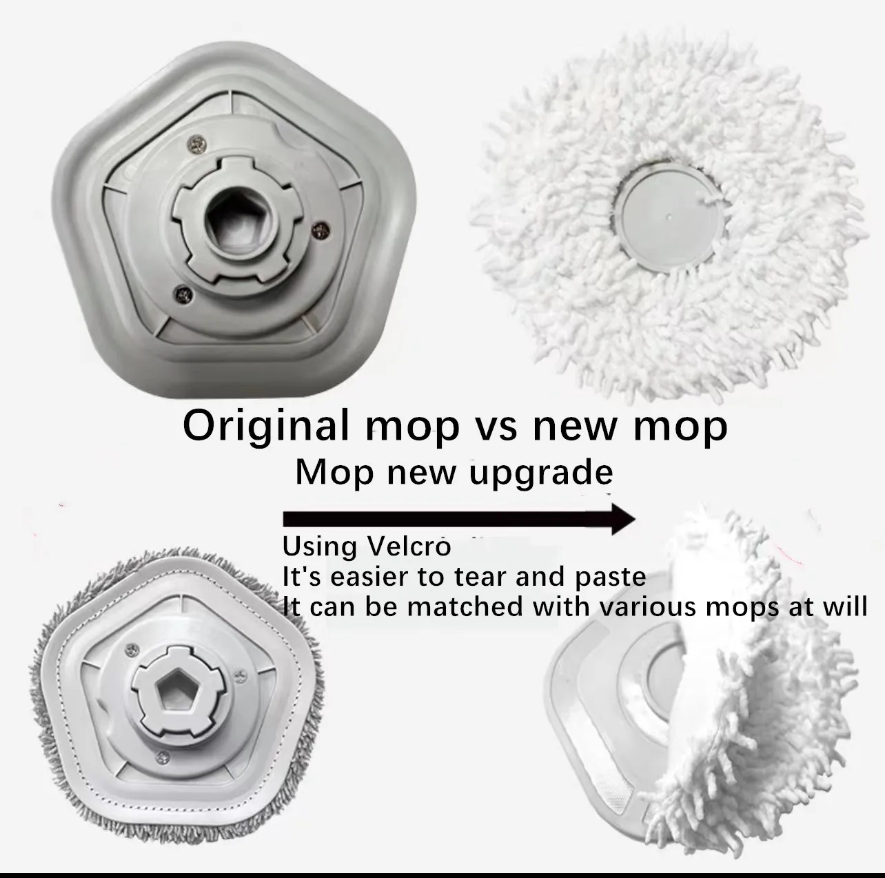 Original Dreame W10อะไหล่เครื่องดูดฝุ่นแปรงหลัก/ฝาครอบแปรงด้านข้าง HEPA Filter Antibacterial แผ่น Mop เปลี่ยนชิ้นส่วน