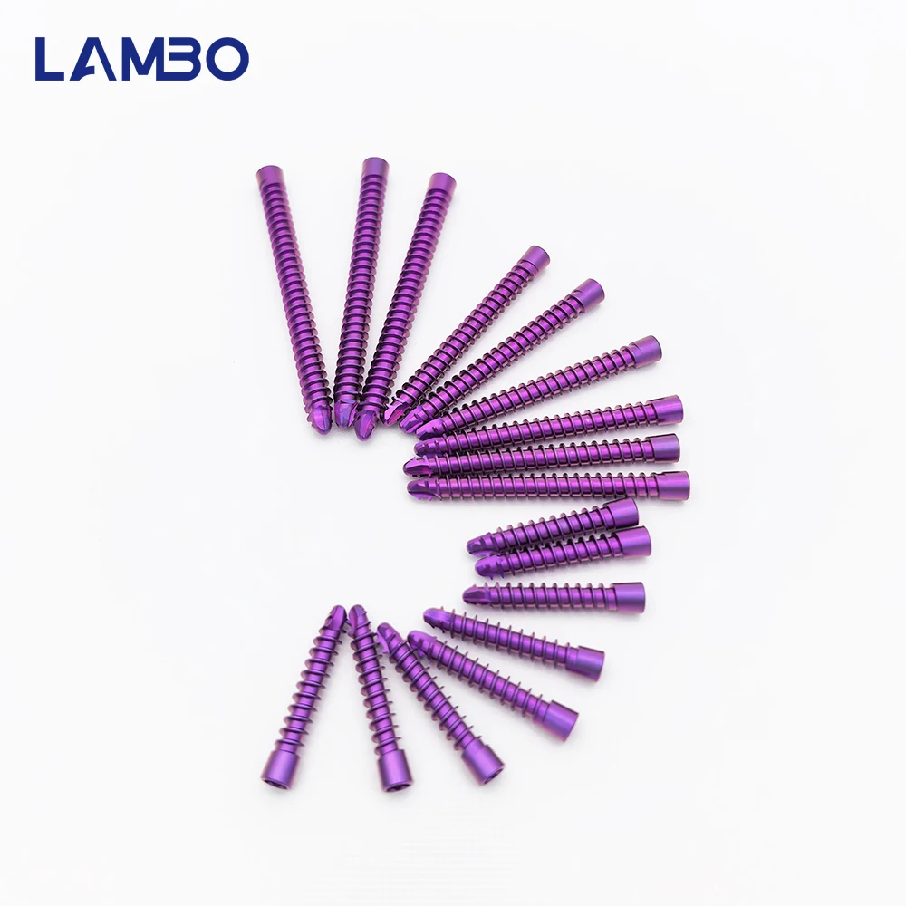 

10pcs 4.0mm HC Locking Screws Titanium Stardrive Screw ,Veterinary Orthopedics Implants,Veterinario Accessoriors,Ortopedic Tools