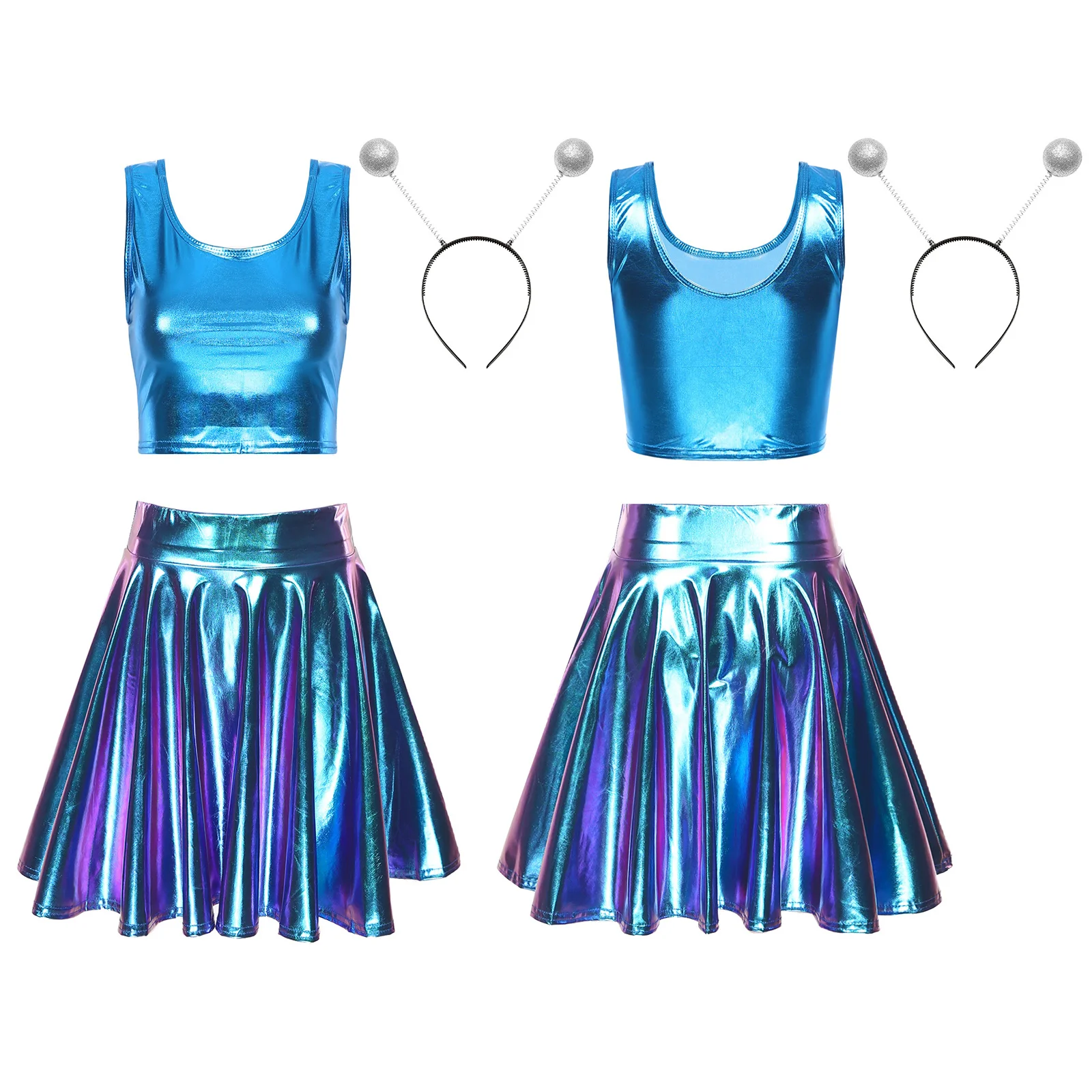 Costume da ballo moderno per donne adulte per halloween festa di natale Jazz Tap Festival Alien Rolplay Performance Show Stagewear