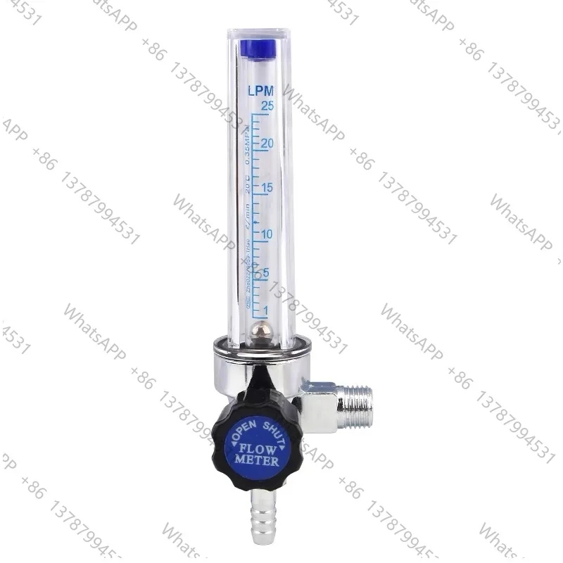 1PC Ar Tube Dual-tube Flowmeter AR Double Tube Argon Pressure Reducer Switch