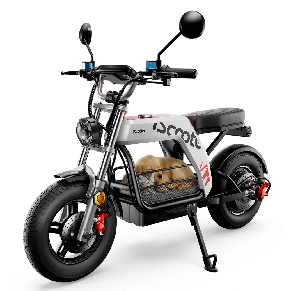 Vélo électrique pour adultes iScooter DX5Pro, moteur 2000W 52V20AH, vitesse 60KM/H, pneus tout-terrain 17 pouces, freins hydrauliques, TCS NFC, vélo électrique urbain
