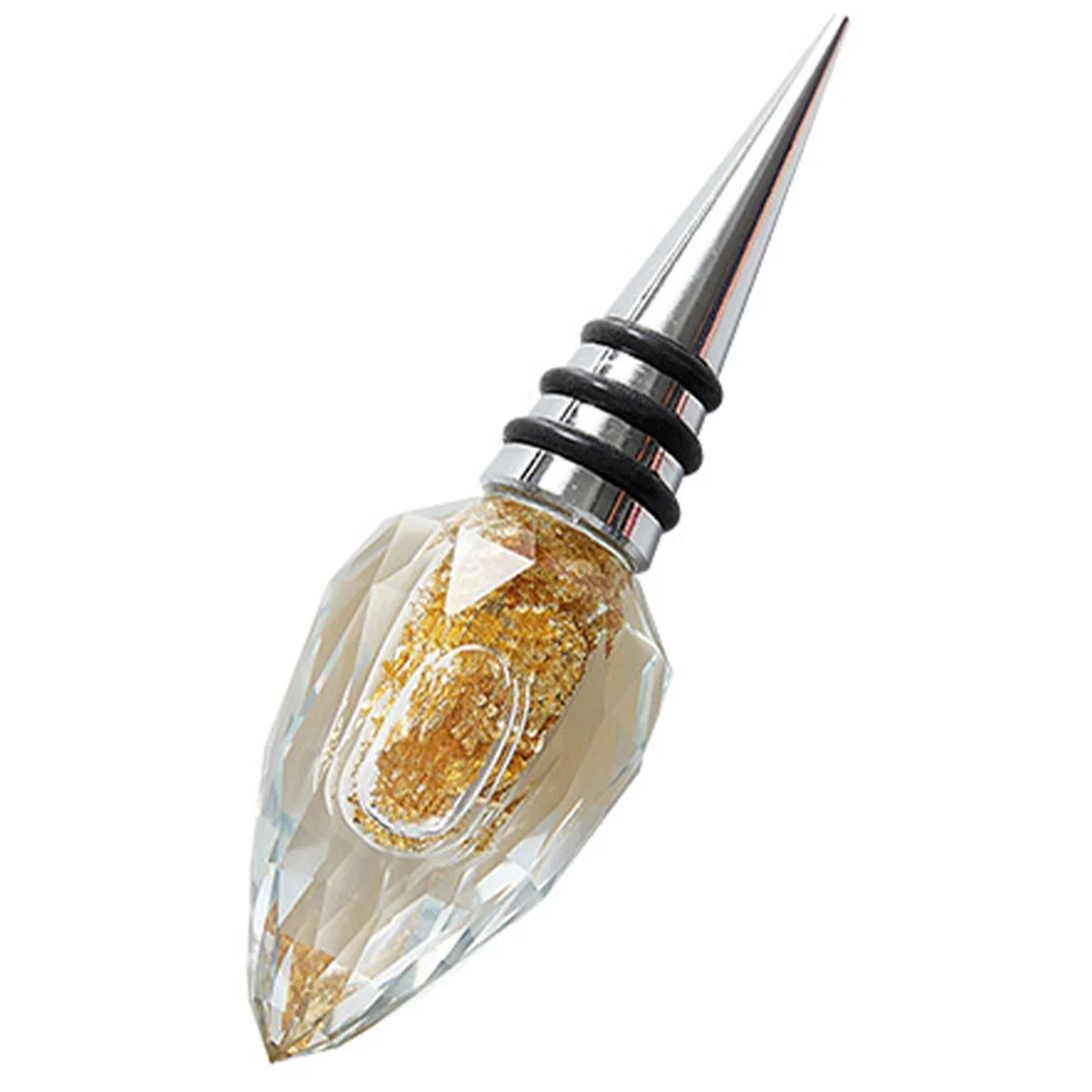 

Diamond Crystal Wine Bottle Stopper Reusable Airtight Seal Plug Elegant Decorative Beverage Bottle Stopper Wine Saver
