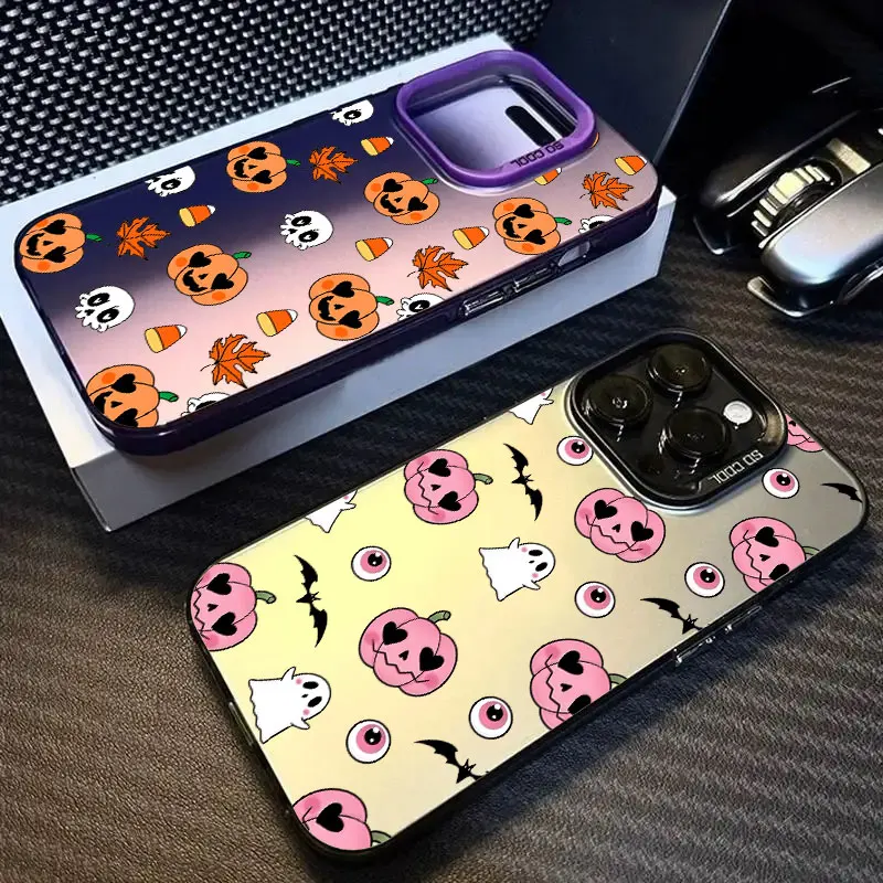 Zucca Halloween Happy Coque per Apple iPhone 17 Air 16e 16 14 15 13 11 Pro Max 15 Plus 12 17 Pro Custodia antiurto per telefono