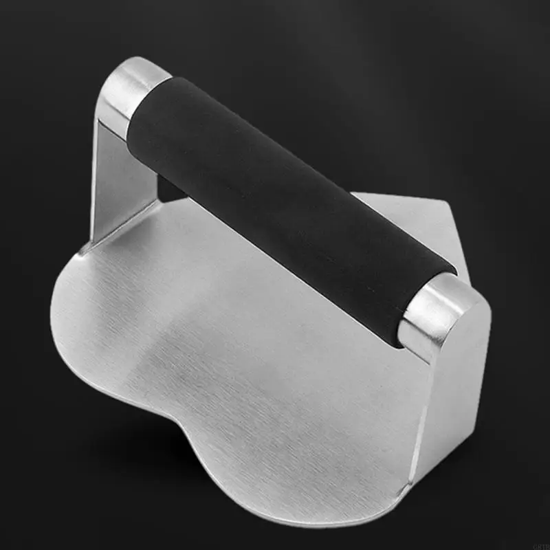 G8TB تصميم القلب Patty Press Moulds أواني الطبخ التجاري المقاوم للحرارة