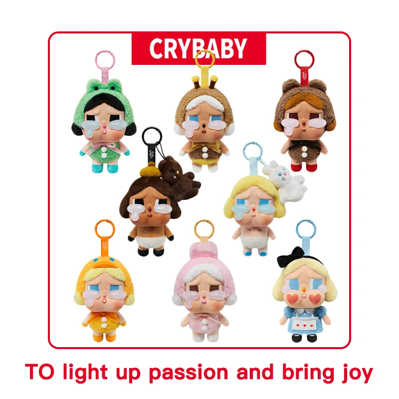 

New Genuine CRYBABY Wild but Cutie Mystery Blind Box Collectible Vinyl Plush Keychain Cute Design Mystery Box Toys Gift