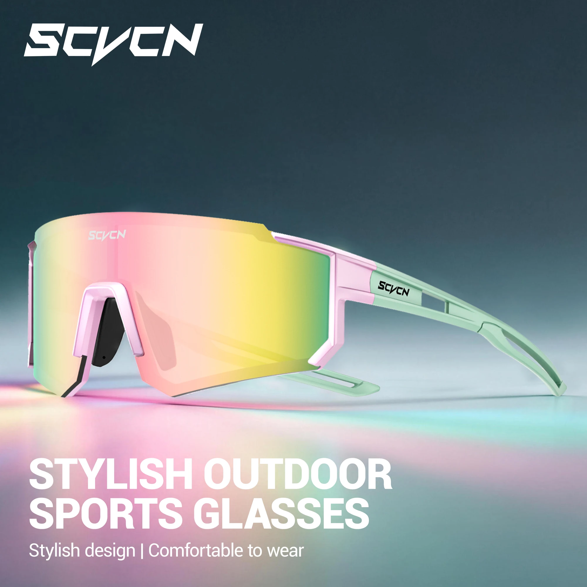 Gafas de Ciclismo SCVCN para Mujer, Gafas de Motocicleta para Hombre, Gafas Deportivas para Exteriores, Pesca, Escalada en Roca, Protección UV400, Gafas de Correr