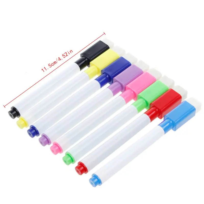 Whiteboard-Stift-Set mit 5 Wand-Kunststofftafeln für Erwachsene und Kinder, handgefertigte Marker D5QC