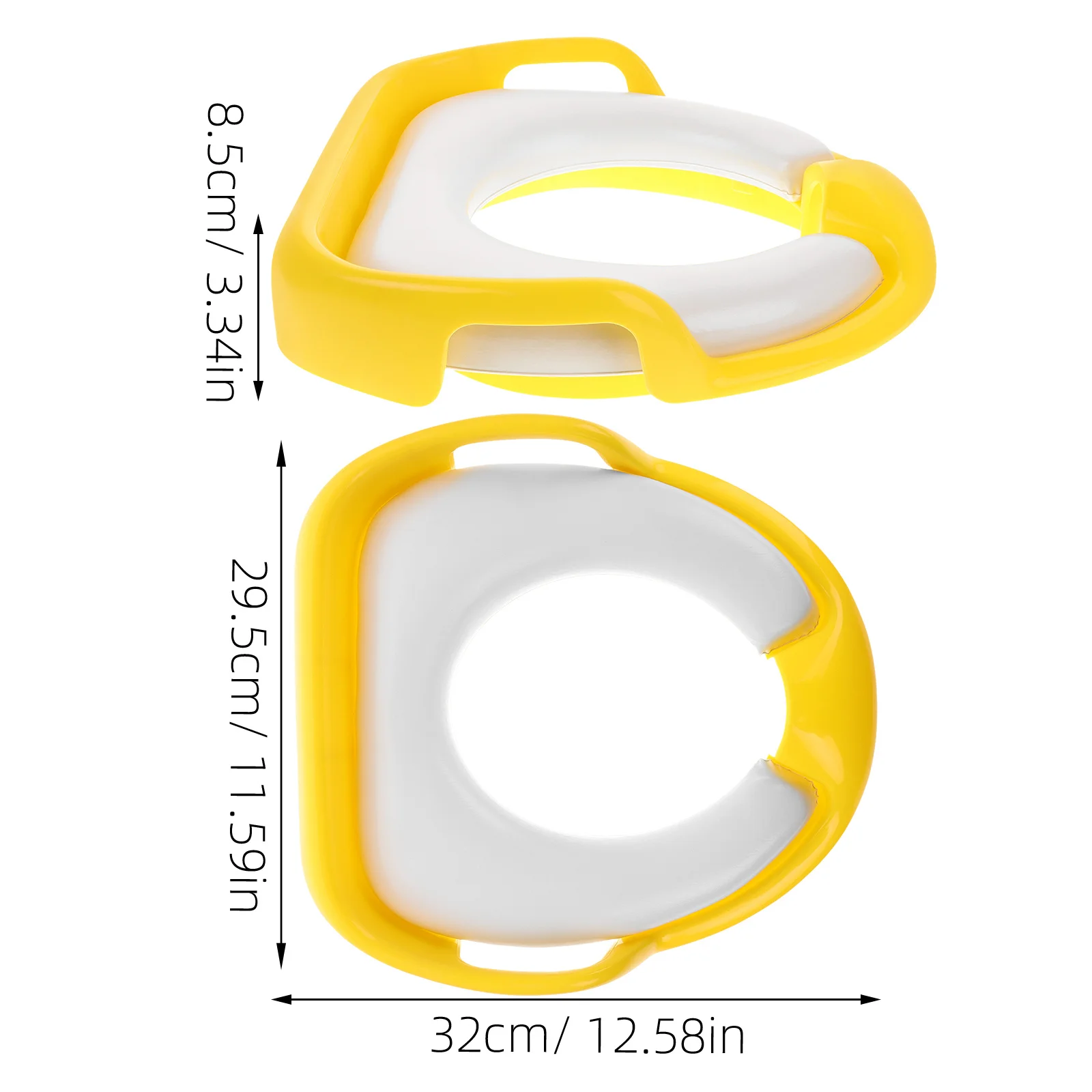 مقعد تدريب المرحاض للأطفال مصنوع من مادة البولي بروبيلين، مريح، قاعدة مضادة للانزلاق، تصميم ثابت، مقعد نونية للأطفال الصغار، مرفق للرعاية النهارية المنزلية #6