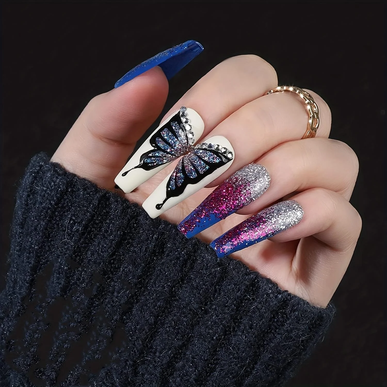 Set glitter da 32 colori, polvere glitter in resina ultrafine, varie polveri glitter per unghie, artigianato in vetro glitterato natalizio sparso