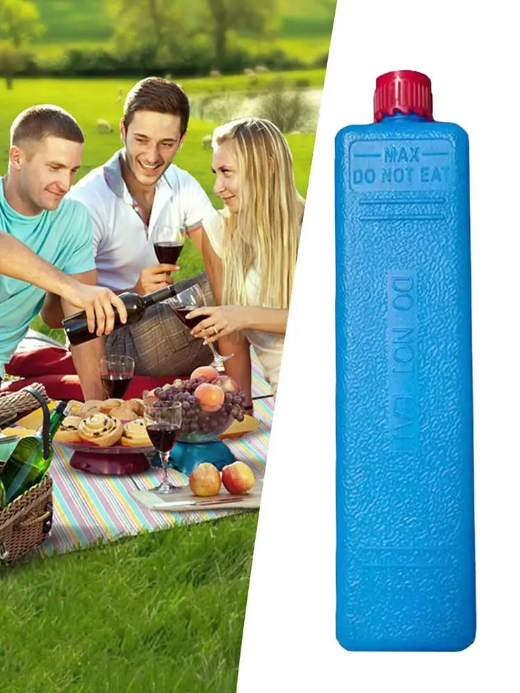 1pc Ice Packs Reusable Gel Freezer Ice Blocks For Air Conditioner Fan Cooler Pack Water Injection Picnic Travel Food Storage