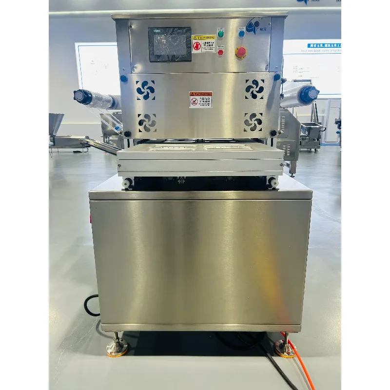 Semi‑Auto Nitrogen Flush Tray Sealer Vacuum Packing Machine for Meat Fish Sandwich Ready Meal