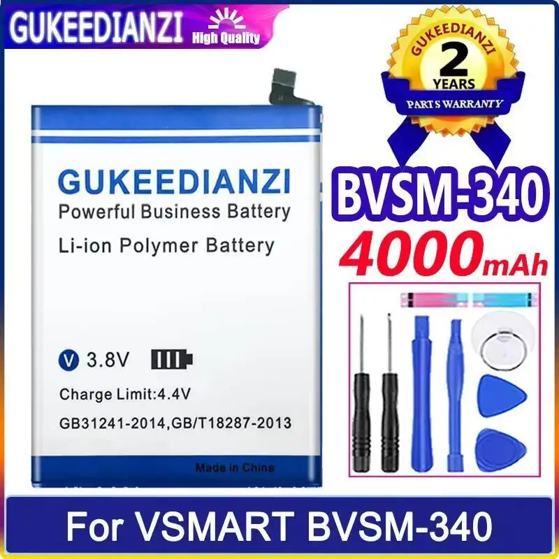 

4000Mah Premium Replacement Long Lasting For Vsmart Bvsm-340 BVSM340 Mobile Phone Battery