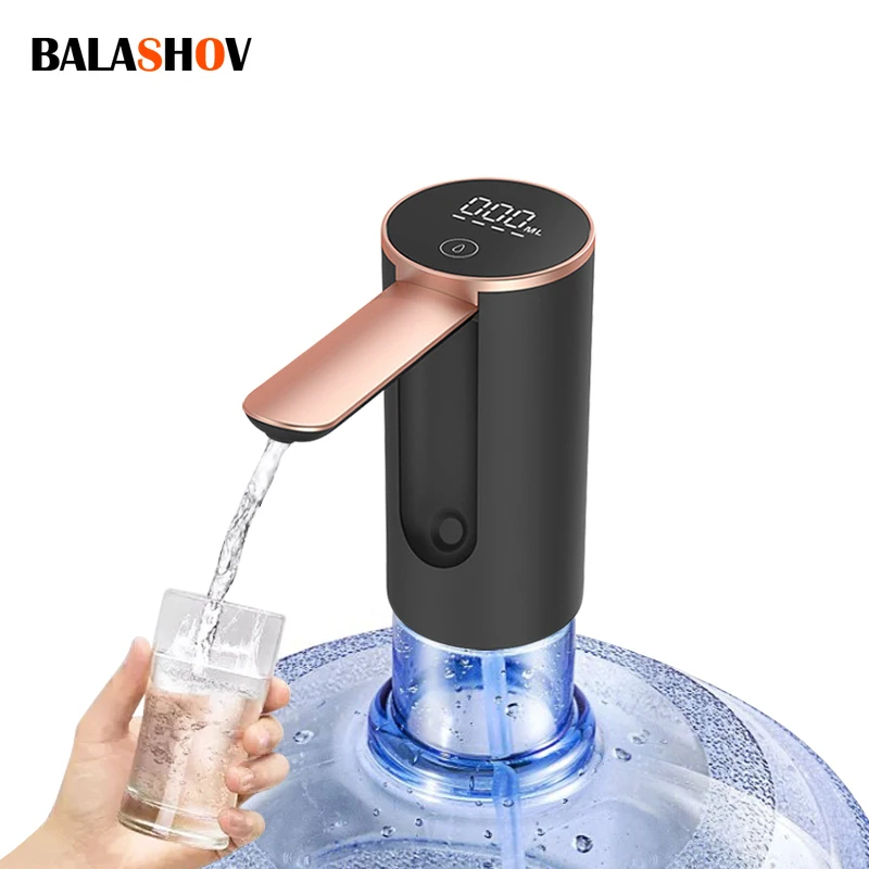 

Intelligent Automatic USB Electric Foldable Barreled Water Suction Device Gallon Drinking Bottle Switch Silent Charging Touch