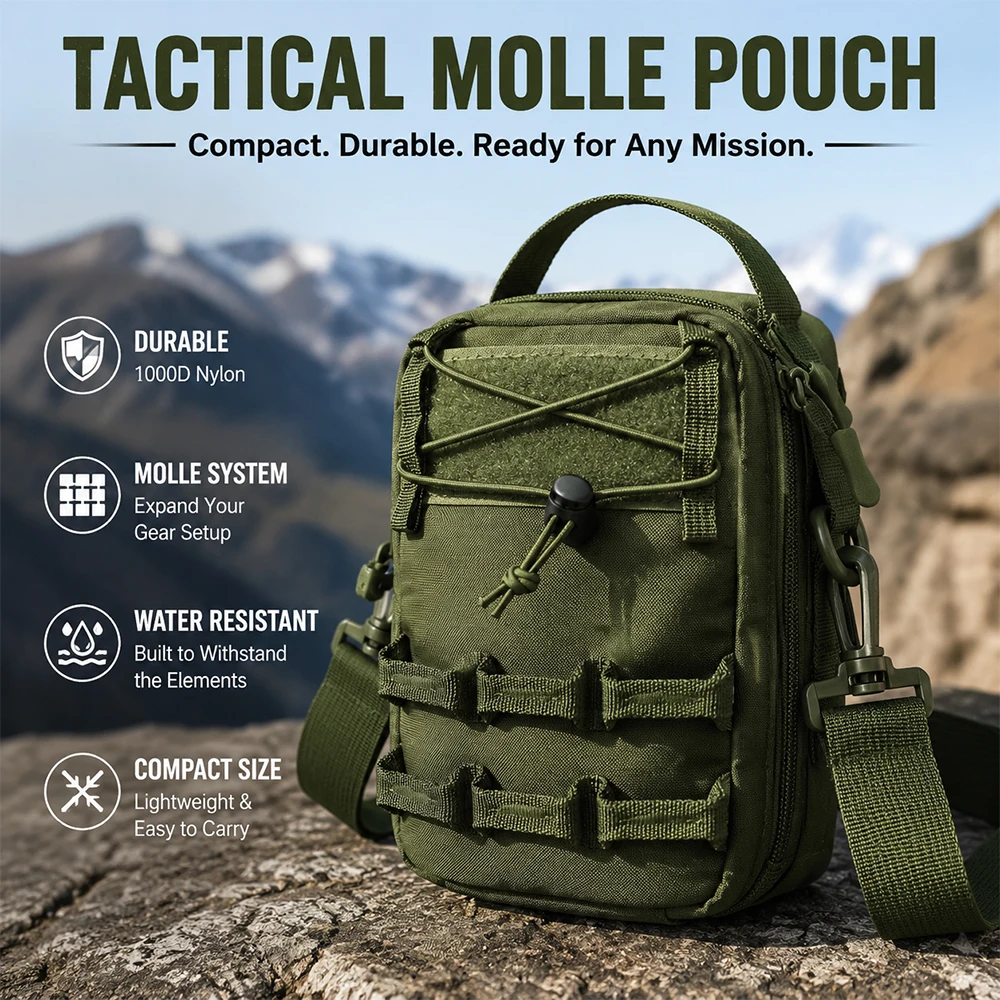 Borsa Tattica Molle con Tracol - Edc Carry Belt recensione e prezzo