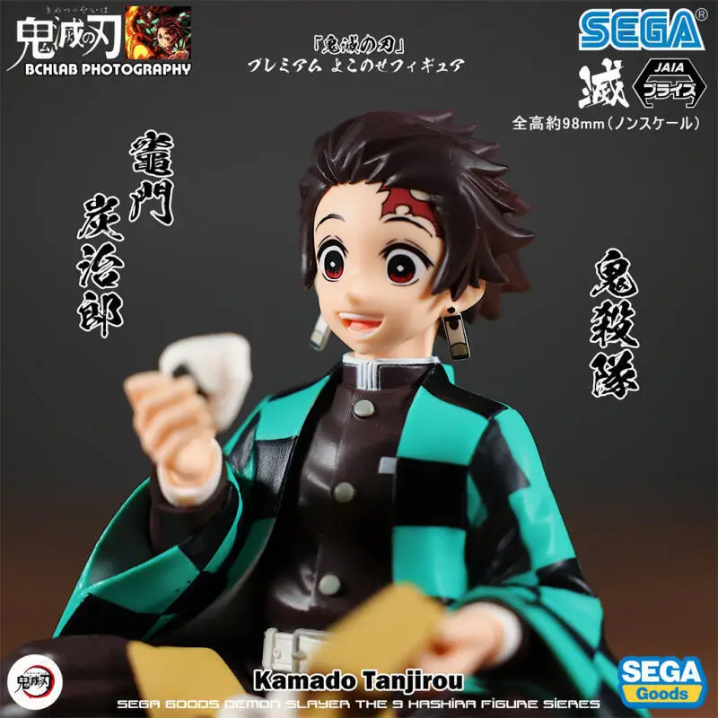 Genuino in Magazzino SEGA Demon Slayer Kimetsu no Yaiba Premium Chokonose Kamado Tanjirou Figura Noodle Stopper PVC Modello Anime Giocattolo