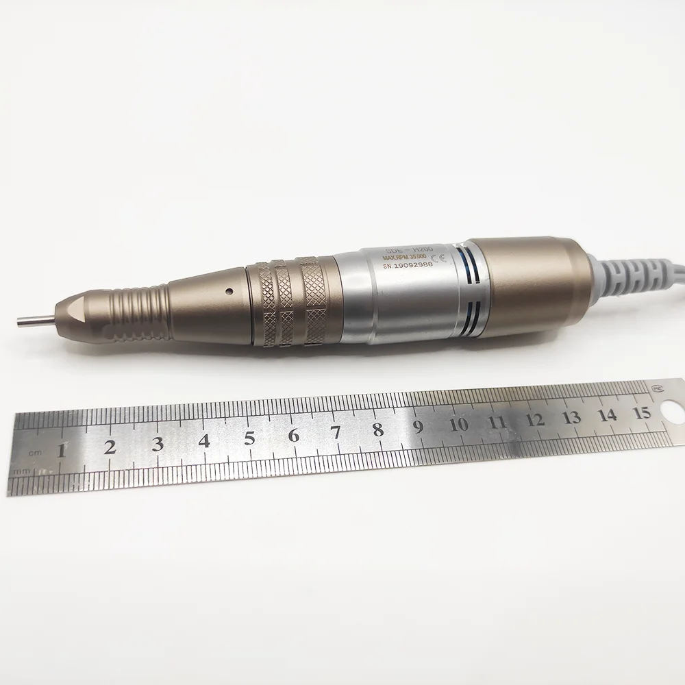Электрическая дрель для ногтей, ручка SDE H200, 35000 об/мин для марафона Strong 210 211, маникюрная машина, наконечник, оборудование, дрель, ручка, инструменты