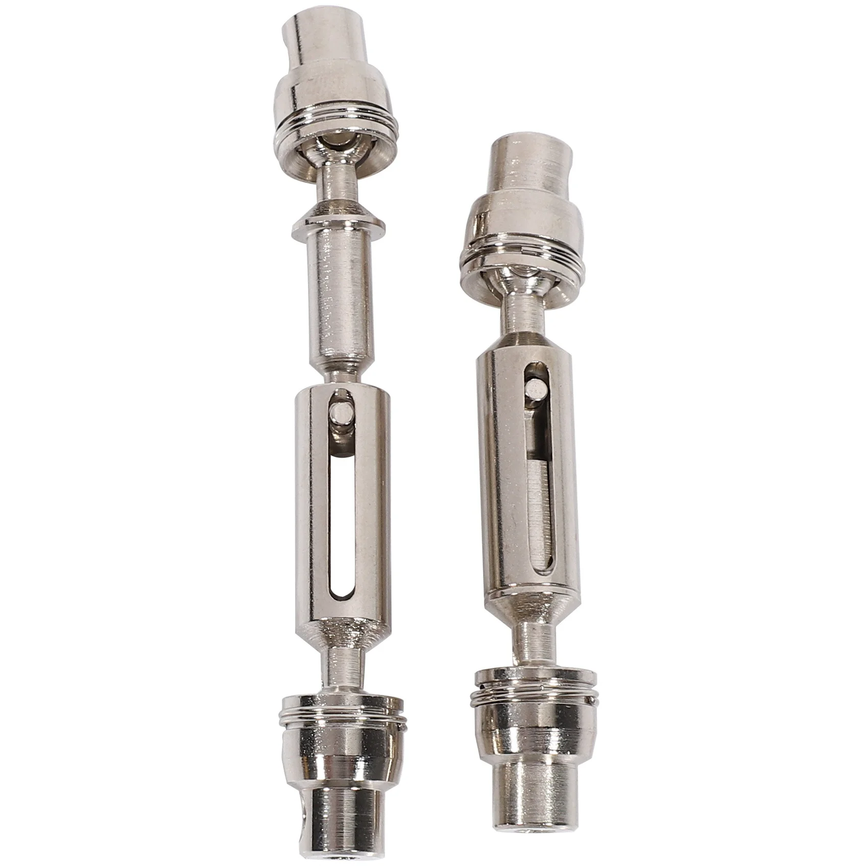 ABJL-2 Set Ural Truck RC Car Spare Parts Metal Front Rear Drive Shaft For Henglong WPL Ural B36 B16 C14 C24 B24