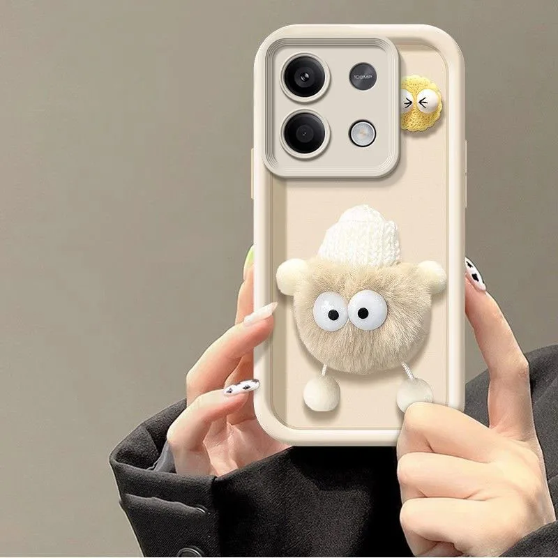 Xiaomi Redmi Note 13 Pro 4G 케이스 Redmi Note 13 전화 케이스 Redmi Note 13 Pro + 5G 3D 플러시 연탄 액체 실리콘 커버